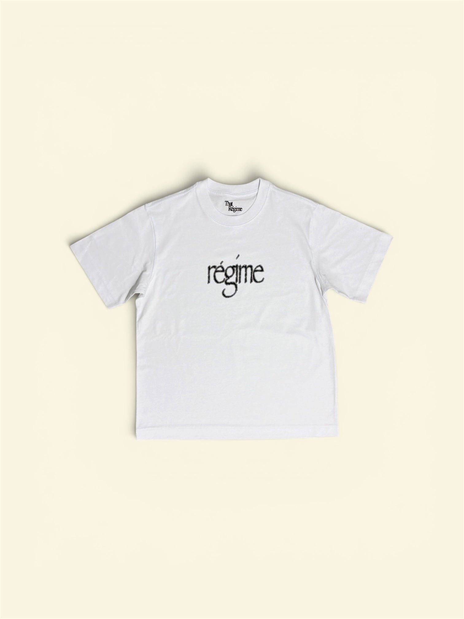 RÉGIME TEE [WHITE]